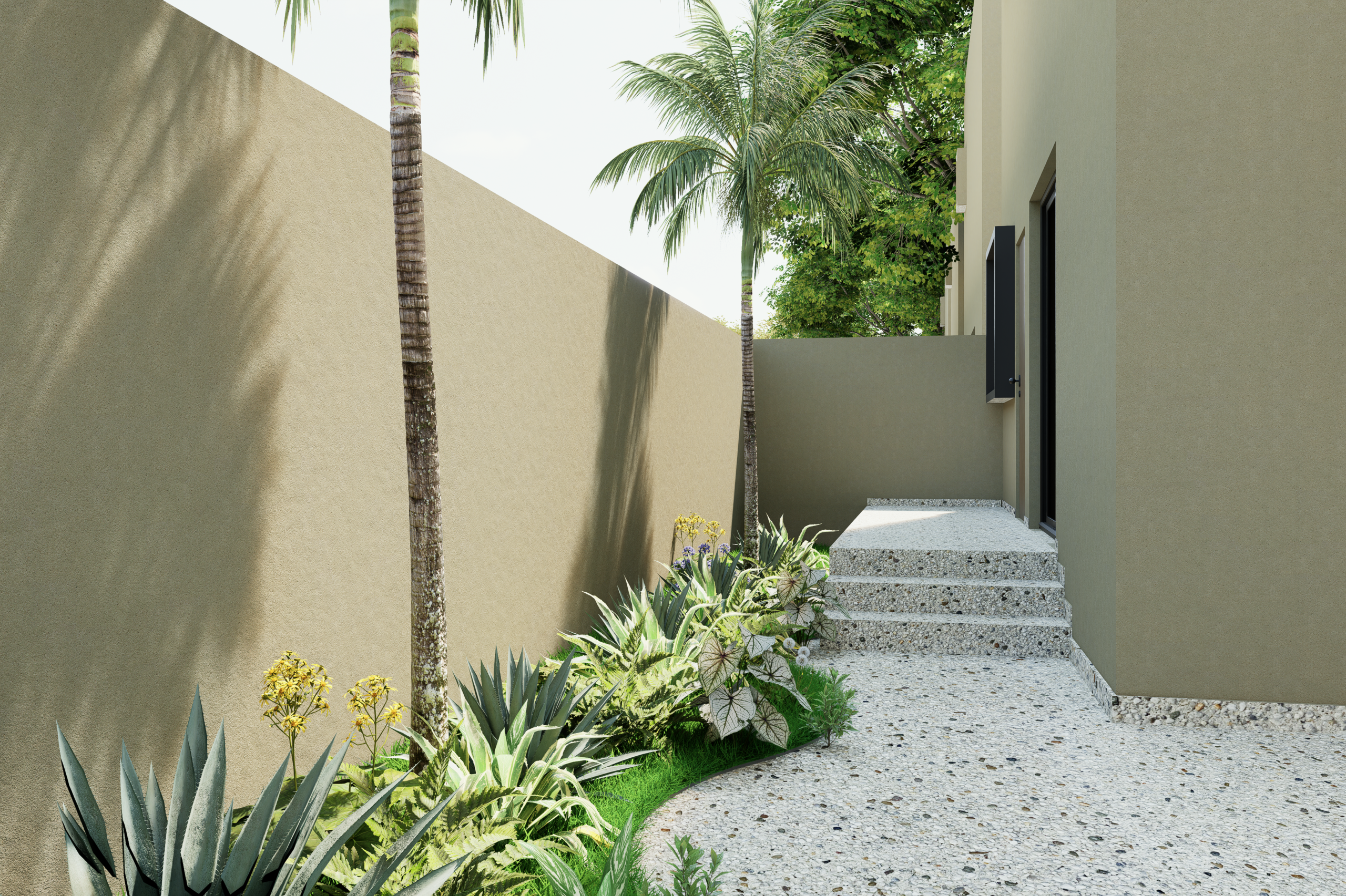 Rendu extérieur d'une villa MELIA